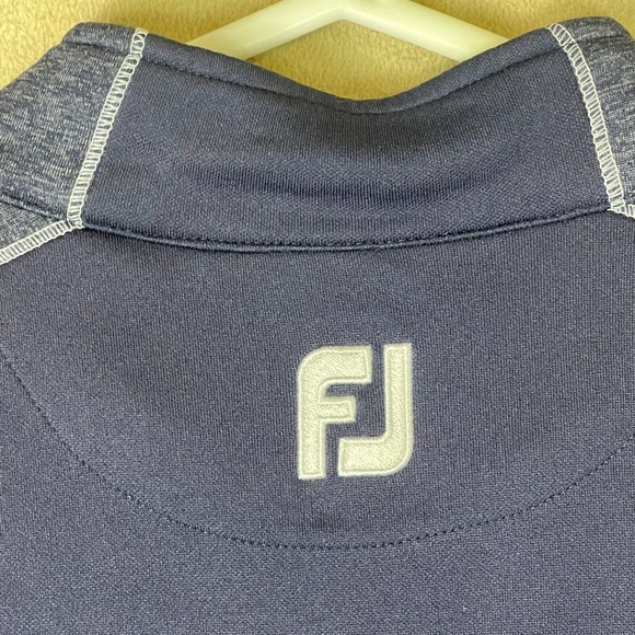 FootJoy Shirt Mens Extra Large Blue Sweatshirt Pullover Golfing Outdoor Adult - Picture 10 of 12